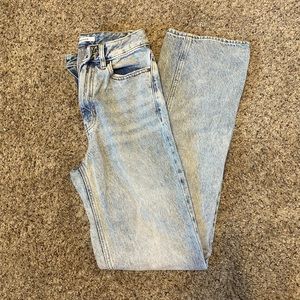 Womens Boyfriend Straight Leg Jeans